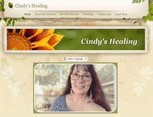 Tablet Screenshot of cindyshealing.com